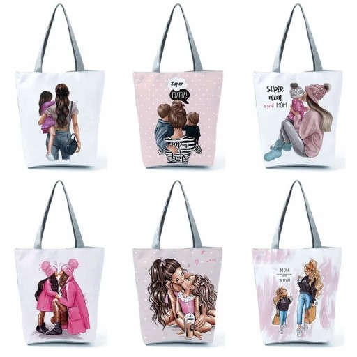 Zdjęcie oferty: Torebka shopper na zakupy mama&córka