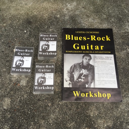 Zdjęcie oferty: Kurs gry na gitarze Cichoński rock książk + kasety