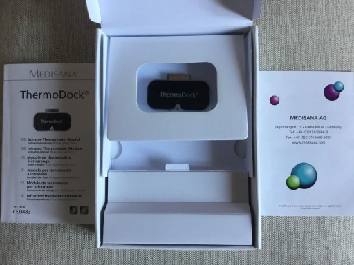 Zdjęcie oferty: Termometr elektroniczny do iPhone iPad ThermoDock 