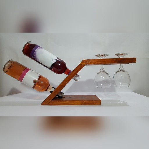 Zdjęcie oferty: Drewniany stojak na wino ~Rękodzieło~