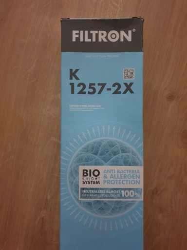 Zdjęcie oferty: Filtr kabinowy Filtron K1257 x2, Hyundai i20