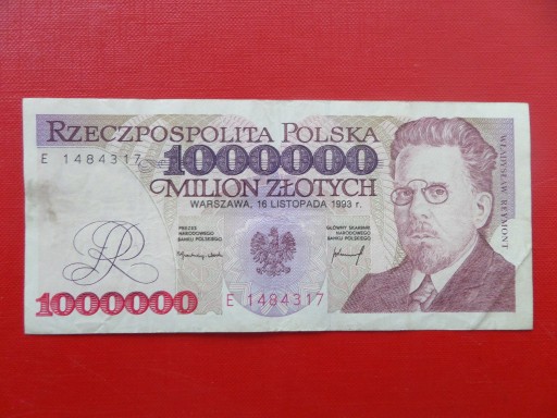 Zdjęcie oferty: 1000000 zł Reymont 1993 seria E