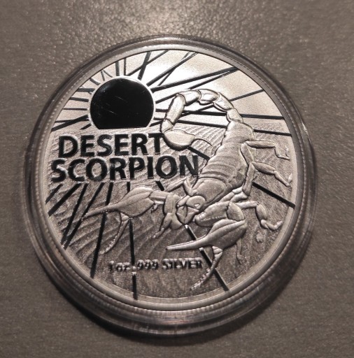 Zdjęcie oferty: DESERT SCORPION - 1 OZ (srebro) 2022