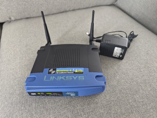 Zdjęcie oferty: Access Point, Bridge, Repeater, Router Linksys WRT54GL 802.11g 