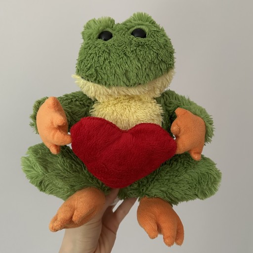 Zdjęcie oferty: Walentynkowa żaba z sercem prezent Dzień Kobiet
