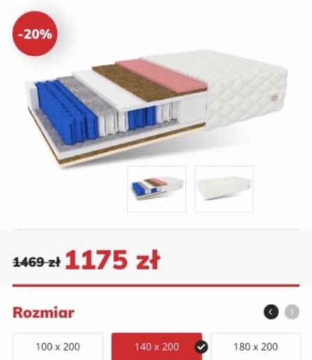 Zdjęcie oferty: Materac 