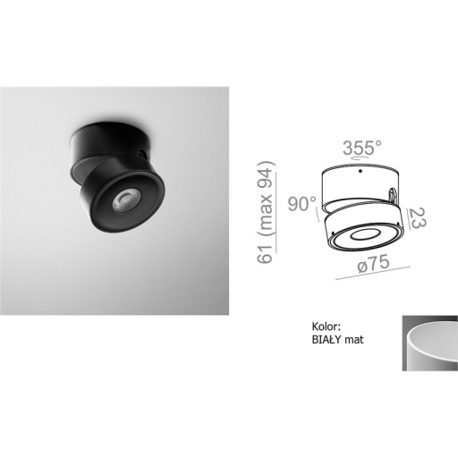 Zdjęcie oferty: Reflektor QRLED MINI MOVE LENS 230V L940 34°