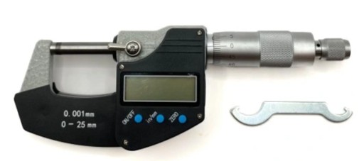 Zdjęcie oferty: ELEKTRONICZNY MIKROMETR NONIUSZOWY ZEWNĘTRZNY 0-25 MM MIKROMIERZ