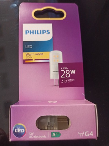 Zdjęcie oferty: Żarówka Philips G4 2700K nowa