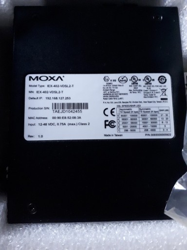 Zdjęcie oferty: IEX-402-VDSL2 Zarządzalny extender (modem) sieci Ethernet