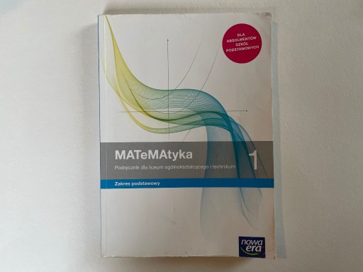 Zdjęcie oferty: MATeMAtyka 1 | Podstawowy | Nowa Era | Klasa 1