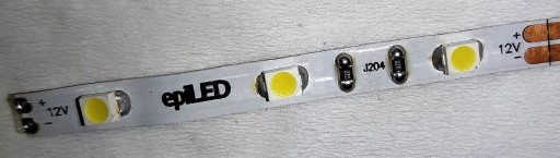 Zdjęcie oferty: Taśma pasek LED 12V biała szerokość 4,5mm
