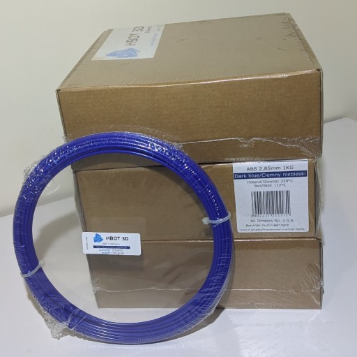 Zdjęcie oferty: Filament ABS 2,85 mm 1kg ciemny niebieski