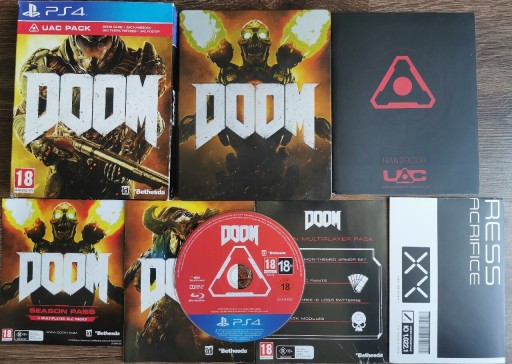 Zdjęcie oferty: Doom na PS4. Edycja Specjalna Steelbook. 