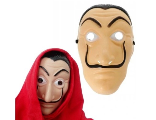 Zdjęcie oferty: Maska na twarz z serialu "Dom z papieru"