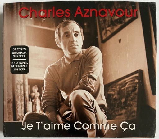 Zdjęcie oferty: CHARLES AZNAVOUR: JE T'AIME COMME CA (3 x CD)