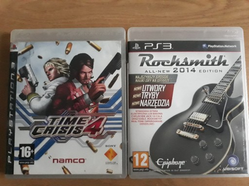 Zdjęcie oferty: Time Crisis 4 i Rocksmith 2014 PS3