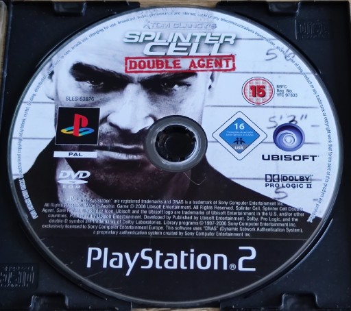 Zdjęcie oferty: Splinter Cell: Double Agent PlayStation 2 PS2 