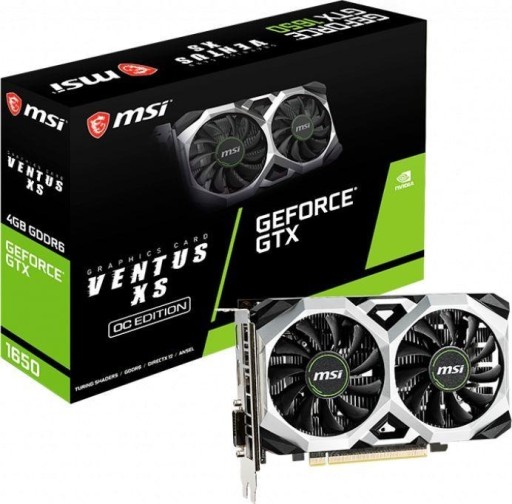 Zdjęcie oferty: Karta graficzna MSI GEFORCE GTX 1650 D6 VENTUS XS 