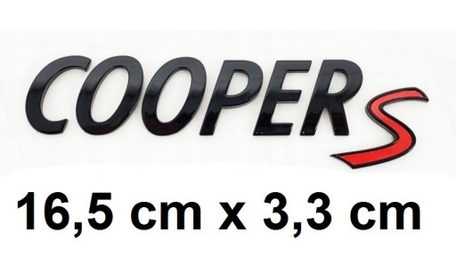 Zdjęcie oferty: Mini Cooper Emblemat John Cooper S Naklejka Czarny