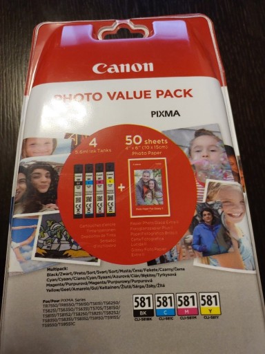 Zdjęcie oferty: Canon PIXMA Photo Value Pack 581 oryginał