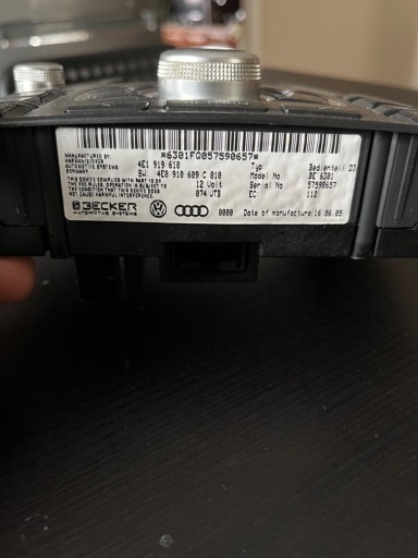 Zdjęcie oferty: Panel MMI Audi A8 D3 