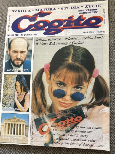 Zdjęcie oferty: Czasopismo Cogito 20/40 1995