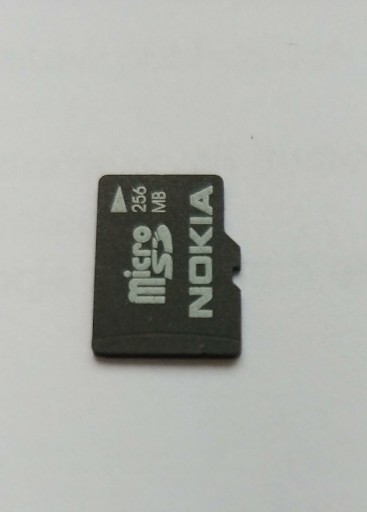 Zdjęcie oferty: Karta pamieci microSD 256 Mb - Nokia