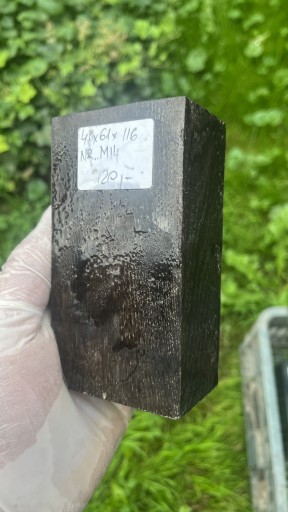Zdjęcie oferty: Drewno stabilizowane czarny dąb knifemaking