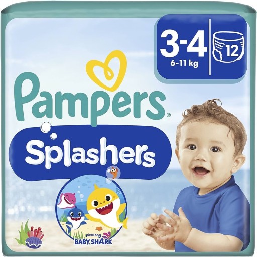 Zdjęcie oferty: Pampers Splasher Pieluchy do Pływania, 96 szt 3-4