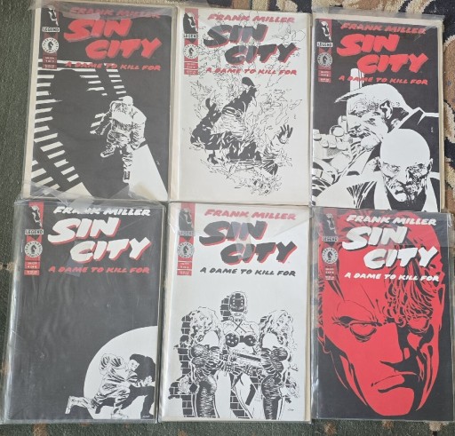 Zdjęcie oferty: Sin City A Dame To Kill For komplet 1-6 angielski Frank Miller