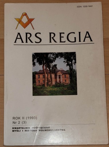 Zdjęcie oferty: Ars Regia 1993 nr 2 (3)