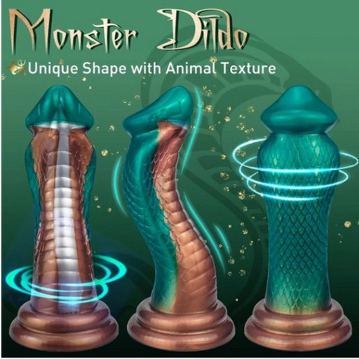 Zdjęcie oferty: 9" Monster Dildo wąż anal penis a'la BadDragon 