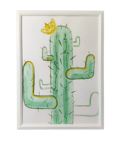 Zdjęcie oferty: obrazek kaktus akwarela