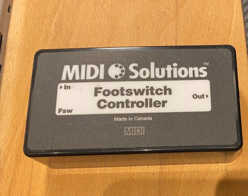 Zdjęcie oferty: Przełącznik Footswitch Controller MidiSolution
