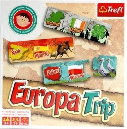 Zdjęcie oferty: Gra edukacyjna Europa Trip - Trefl stolice państwa