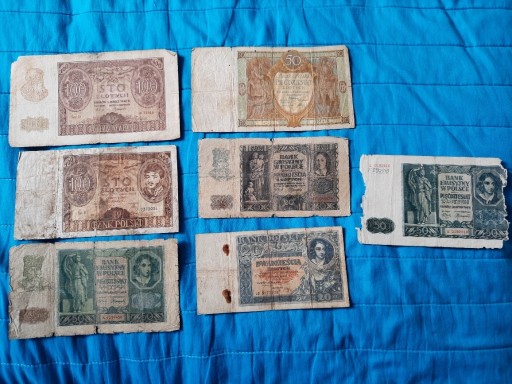 Zdjęcie oferty: stare polskie banknoty PRL 20,50,100 zł 1934,1940 