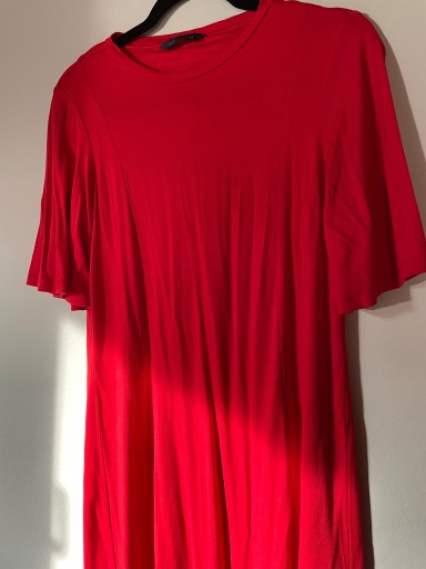 Zdjęcie oferty: Czerwona sukienka za kolano M&S rozm 38/M bawełna