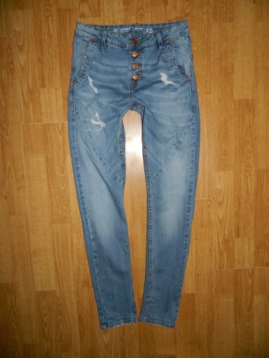 Zdjęcie oferty: CUBUS tapered taylor spodnie jeansowe roz XS
