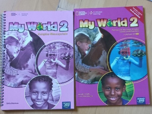 Zdjęcie oferty: MY WORLD 2 książka nauczyciela i ucznia NOWA ERA