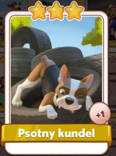 Zdjęcie oferty: Psotny kundel KARTA COIN MASTER 