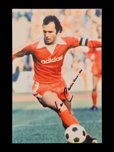 Zdjęcie oferty: Franz Beckenbauer fotografia AUTOGRAF