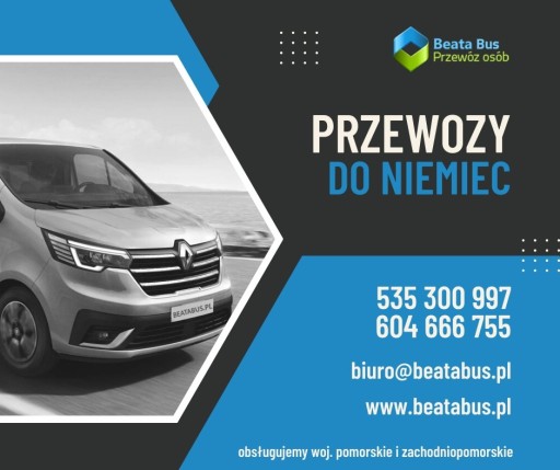 Zdjęcie oferty: Przewozy pasażerskie do Niemiec z pomorza