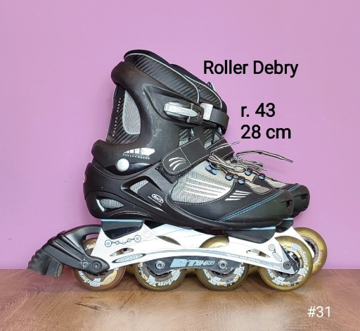 Zdjęcie oferty: Rolki Roller Derby r. 43 / 28 cm - RTX 700, ABEC 7