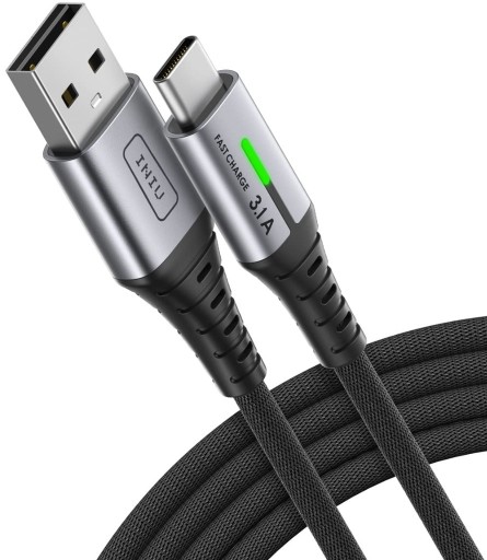 Zdjęcie oferty: Kabel USB C INIU [2m/3.1A] typu C Szybkie ładowani