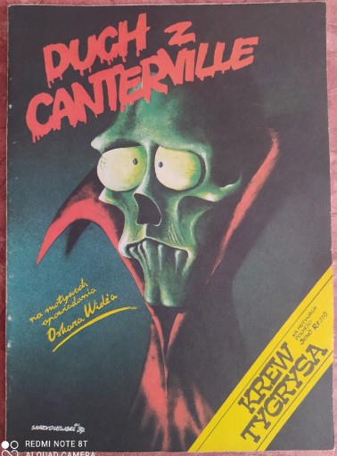 Zdjęcie oferty: Duch z Canterville komiks wydanie 1 , 1988r