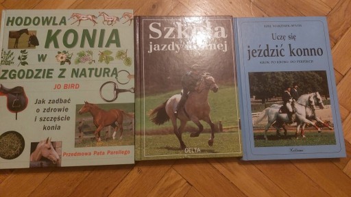 Zdjęcie oferty: Zestaw 3 książek NT jazdy konnej