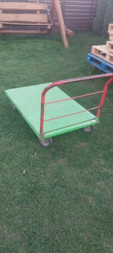 Zdjęcie oferty: Wózek magazynowy platforma 120cm x 80cm euro paleta