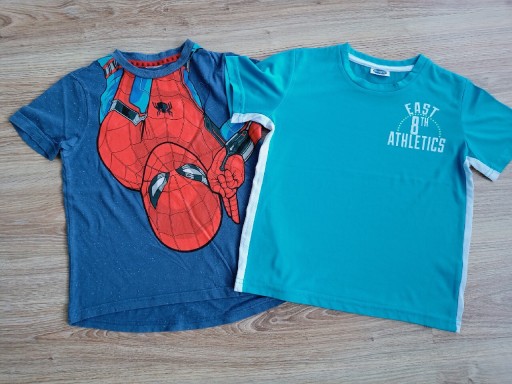 Zdjęcie oferty: 2 x bluzka koszulka  t-shirt Spiderman rozm. 122/128