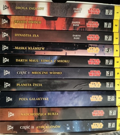 Zdjęcie oferty: Kolekcja książek Star Wars tomy 1-10